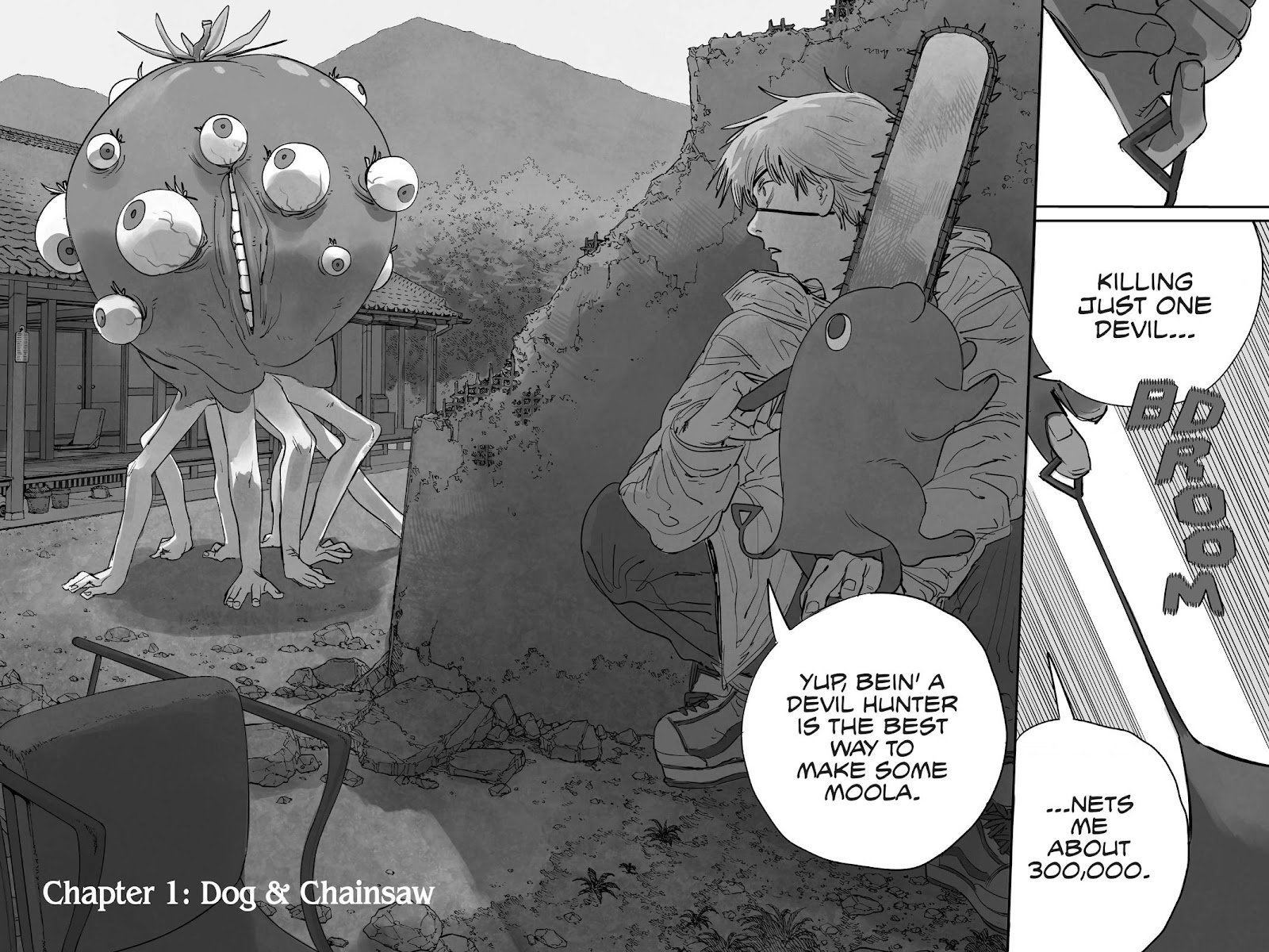 Chainsaw Man Manga Chapter 1 page 7 - Dog & Chainsaw