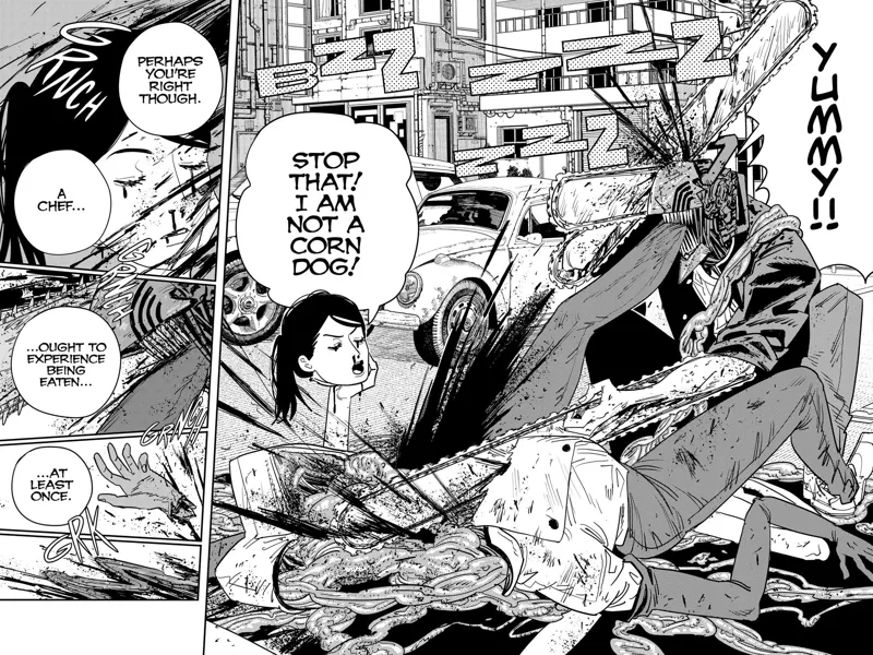 Chainsaw Man Manga Chapter 126 page 9 - Food Fight
