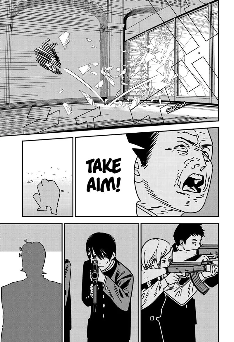 Chainsaw Man Manga Chapter 144 page 3 - Guns, Nails, Katana