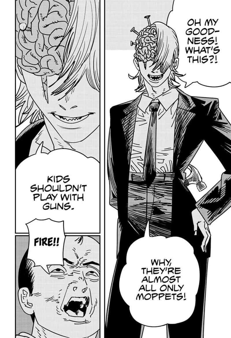 Chainsaw Man Manga Chapter 144 page 4 - Guns, Nails, Katana