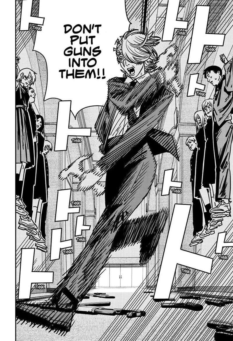 Chainsaw Man Manga Chapter 144 page 8 - Guns, Nails, Katana