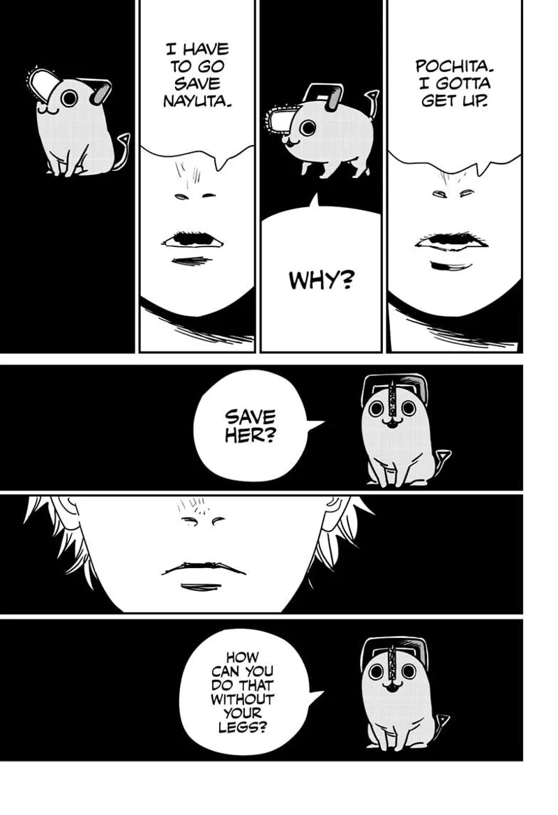 Chainsaw Man Manga Chapter 156 page 10 - Whup Whup Whup Whup Bzzz Split Split