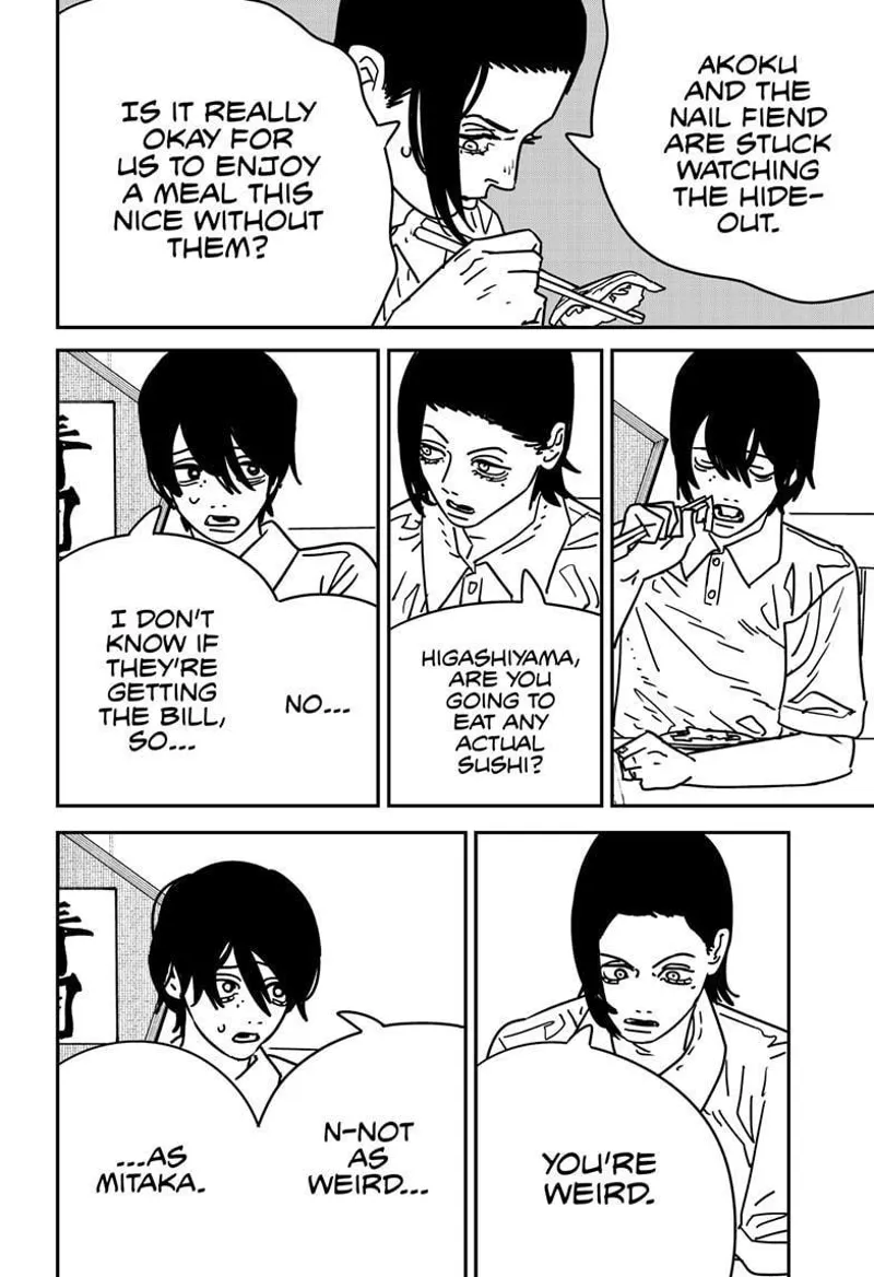 Chainsaw Man Manga Chapter 169 page 8 - Hands and Adaptation