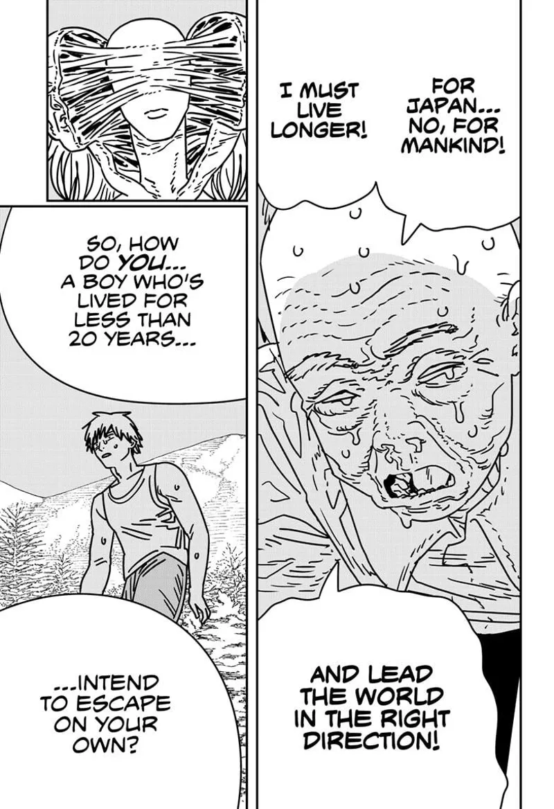 Chainsaw Man Manga Chapter 185 page 4 - Stomach in Another World