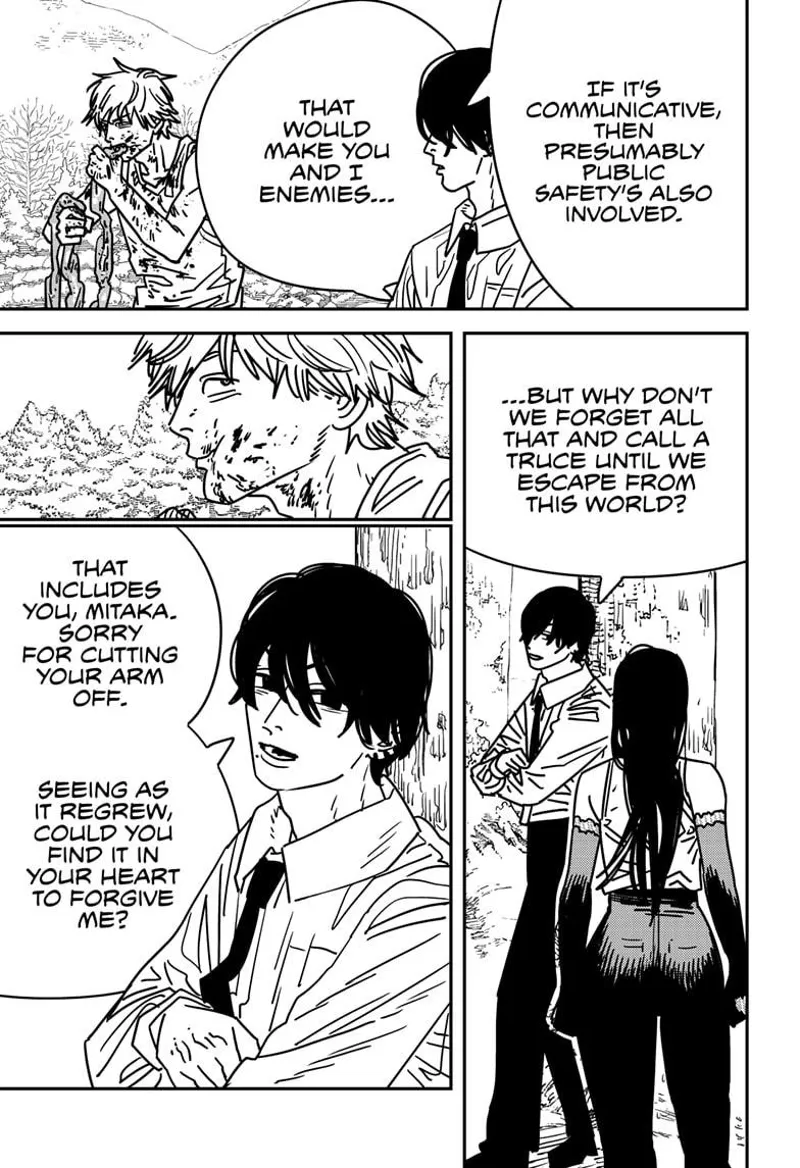 Chainsaw Man Manga Chapter 188 page 7 - Octopus, War, Chainsaw