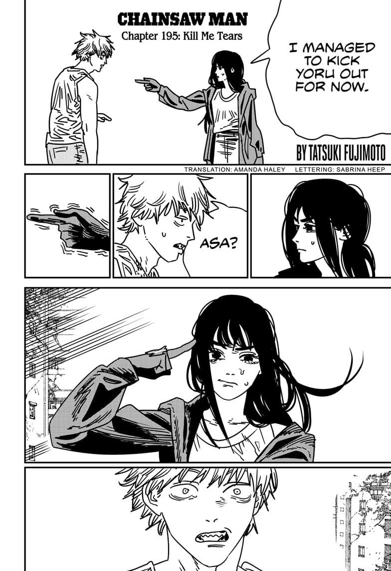 Chainsaw Man Manga Chapter 195 page 1 - Kill Me Tears