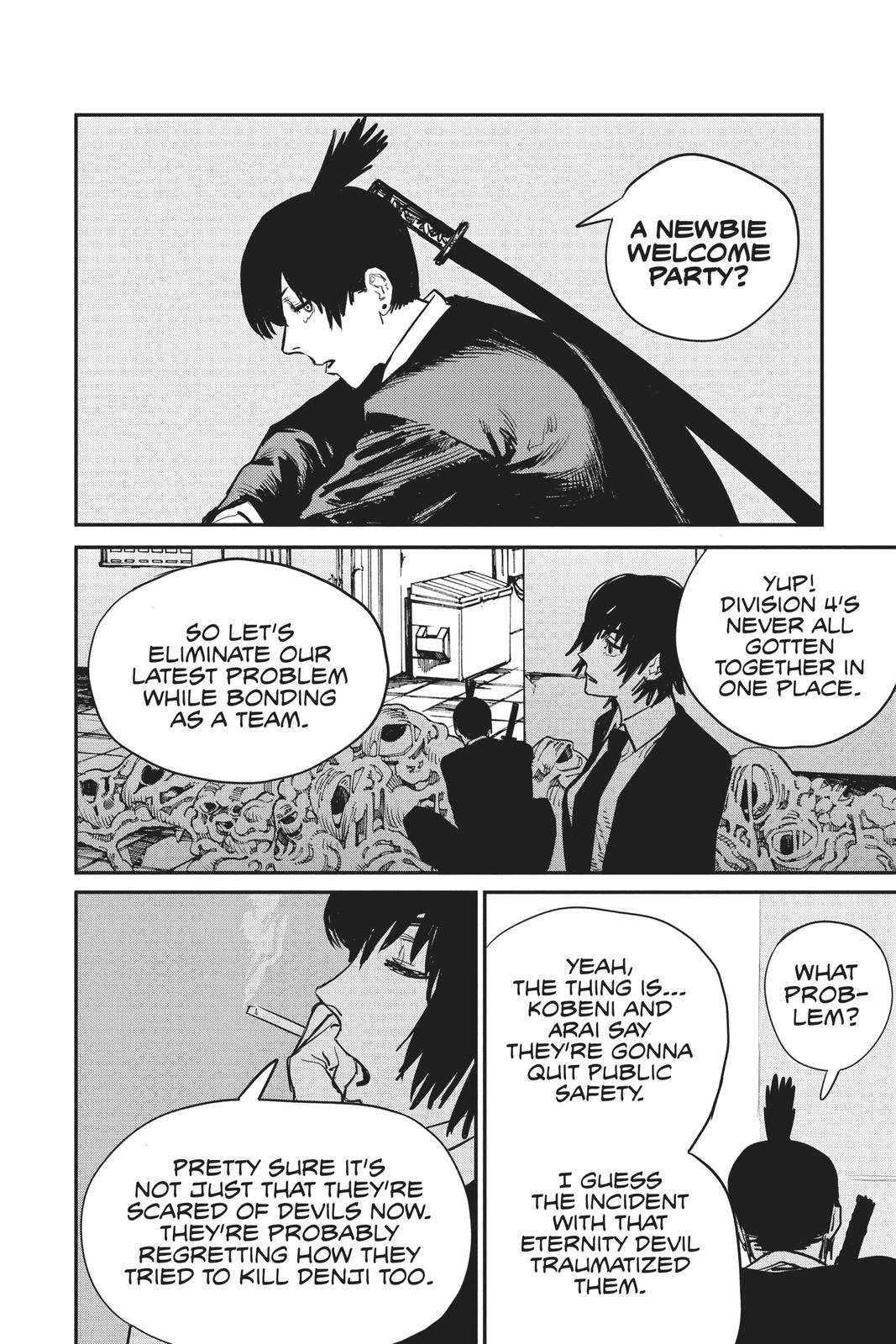 Chainsaw Man Manga Chapter 20 page 4 - Drinking