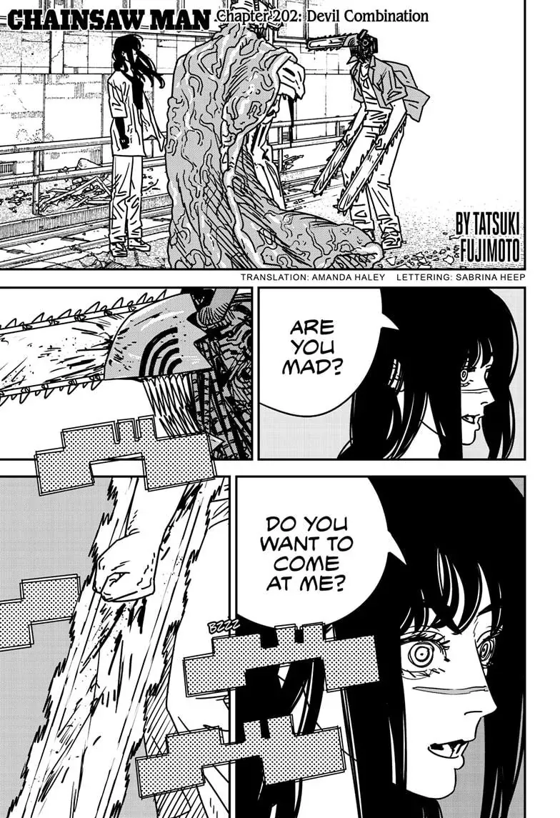 Chainsaw Man Manga Chapter 202 page 1 - Devil Combination