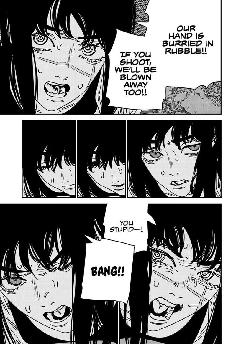 Chainsaw Man Manga Chapter 206 page 12 - Chest, Woman, Apology