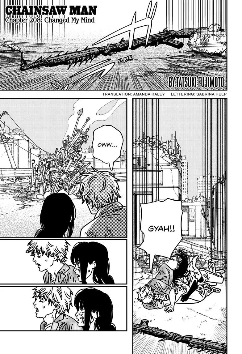 Chainsaw Man Manga Chapter 208 page 1 - Changed My Mind