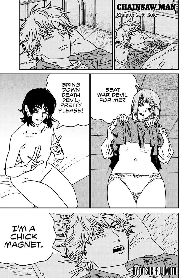 Chainsaw Man Manga Chapter 213 page 1 - Role