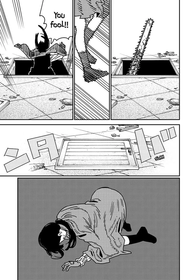 Chainsaw Man Manga Chapter 225 page 14 - Barf, Motorcycle, Hell