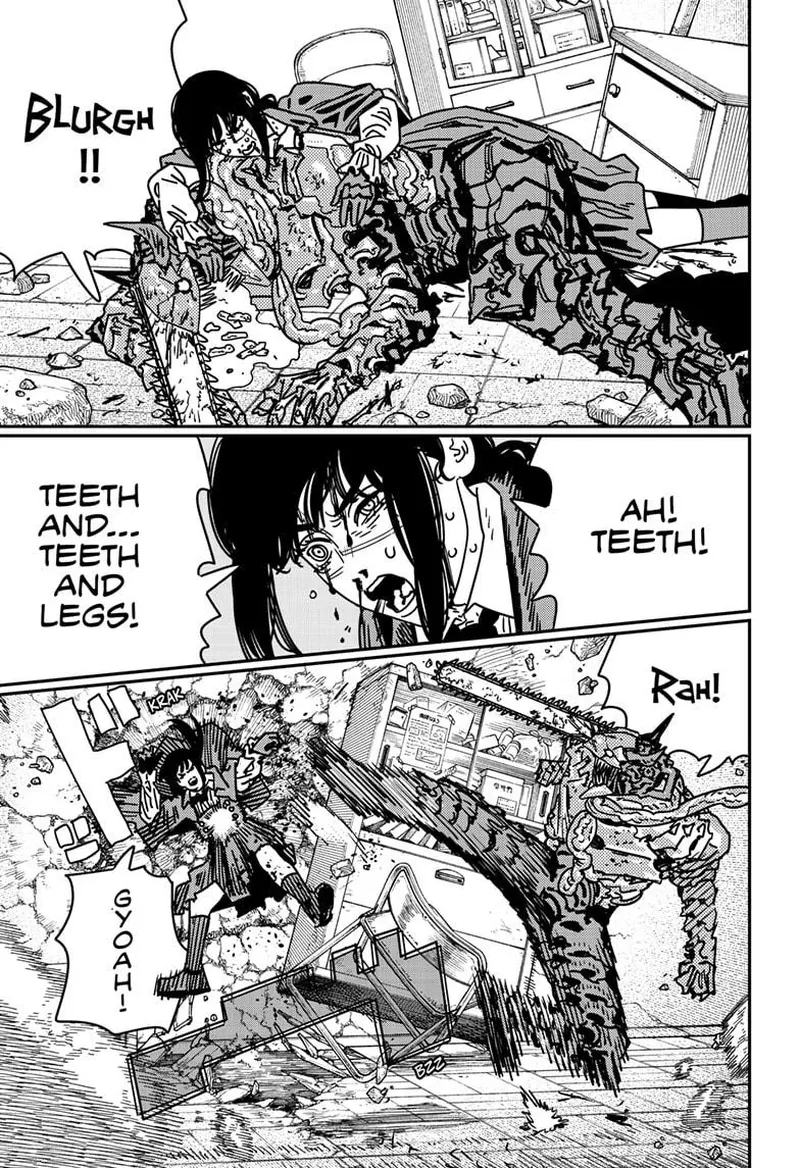 Chainsaw Man Manga Chapter 225 page 8 - Barf, Motorcycle, Hell