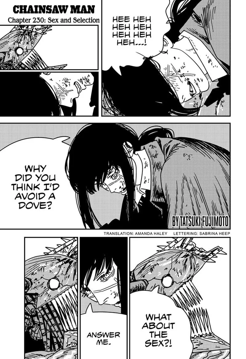 Chainsaw Man Manga Chapter 230 page 1 - Sex and Selection