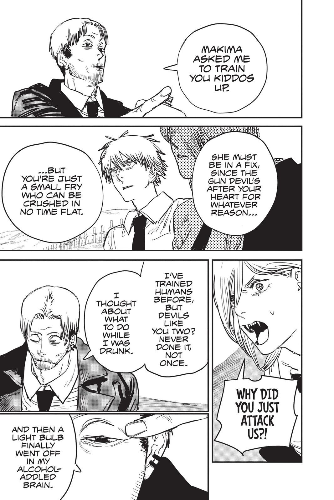 Chainsaw Man Manga Chapter 30 page 3 - Bruised & Battered