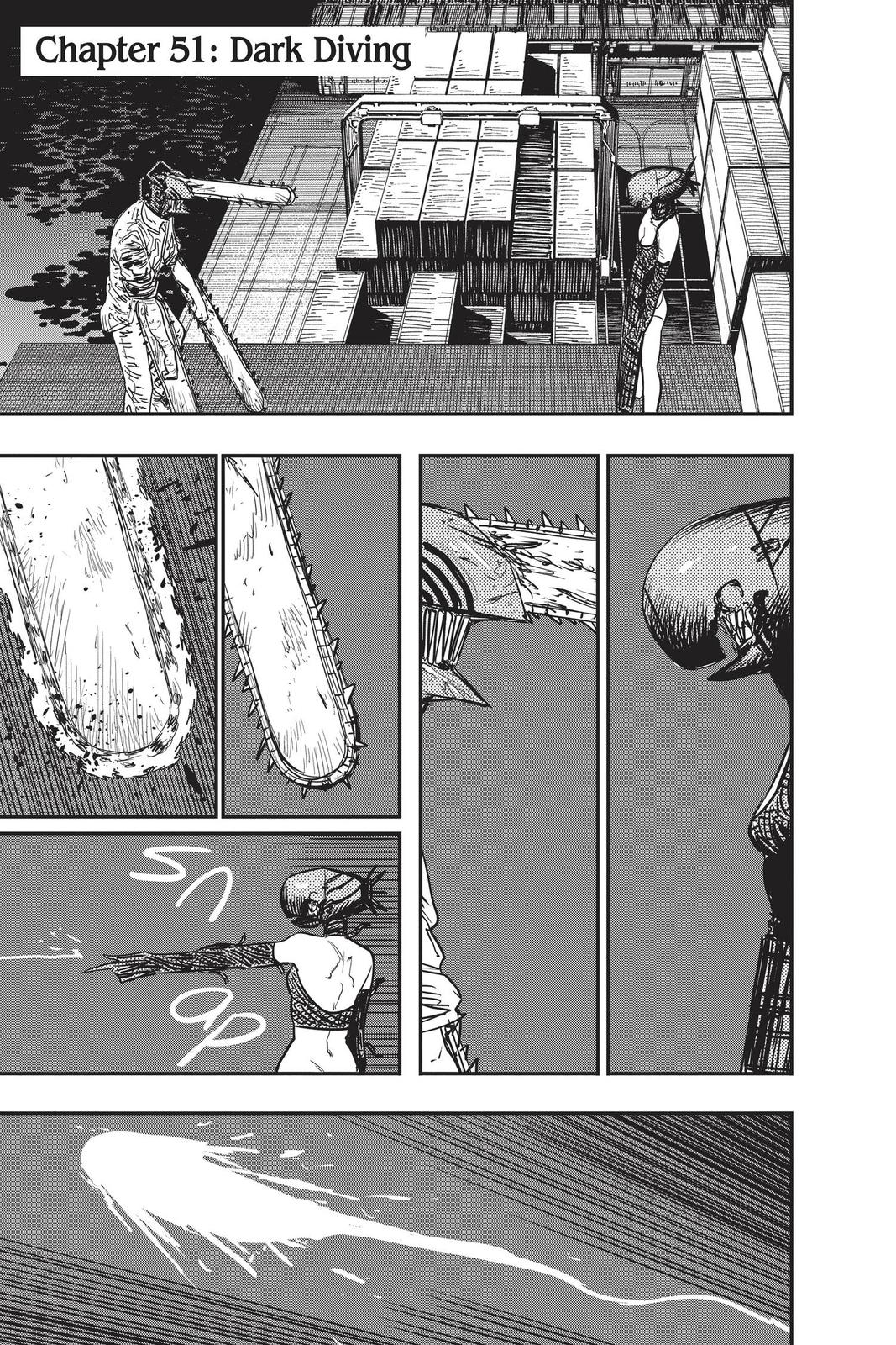 Chainsaw Man Manga Chapter 51 page 1 - Dark Diving