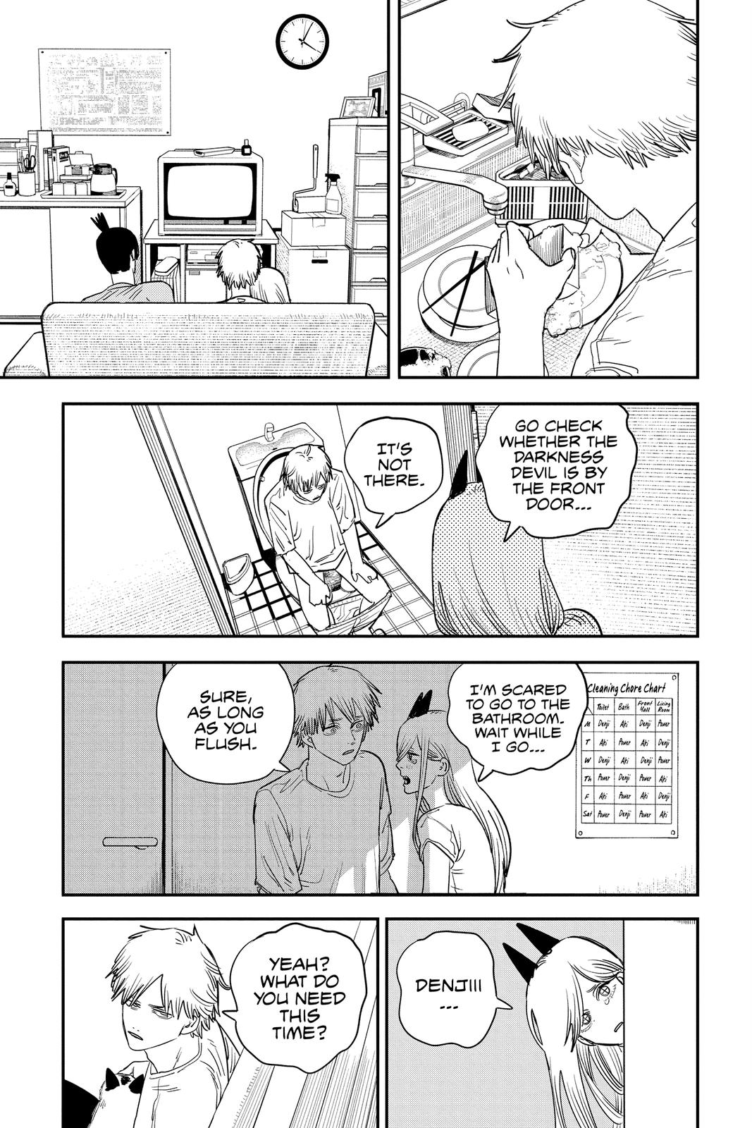 Chainsaw Man Manga Chapter 71 page 18 - Bath