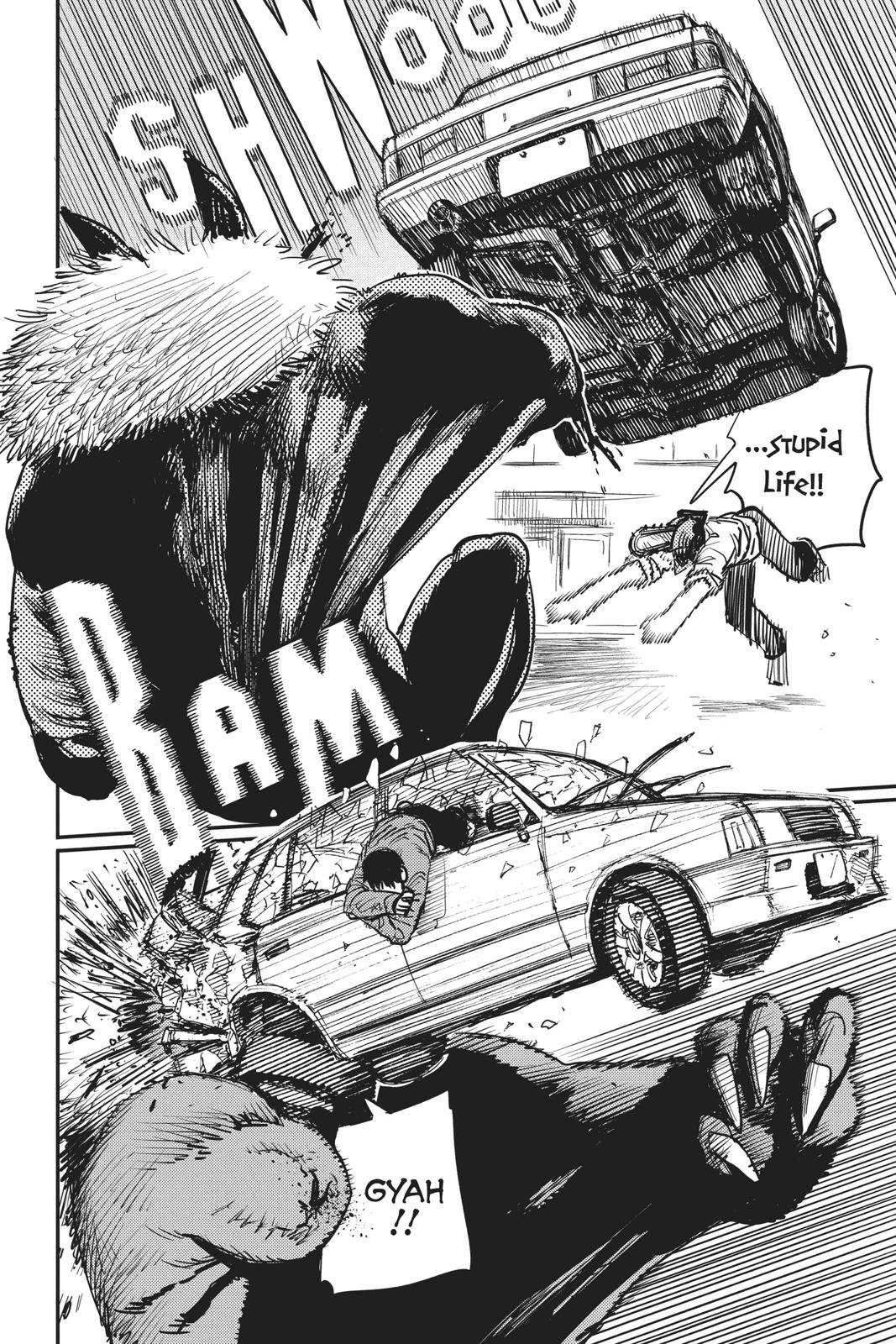 Chainsaw Man Manga Chapter 8 page 16 - Chainsaw vs. Bat